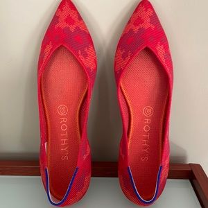Rothy’s red botanicamo size 10
